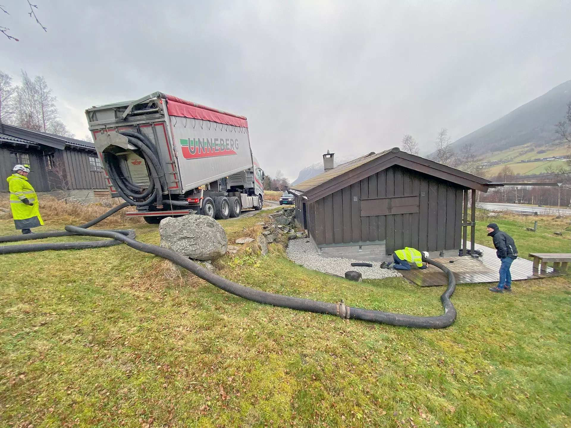 Blåsing i krypkjelleren til Bentzen